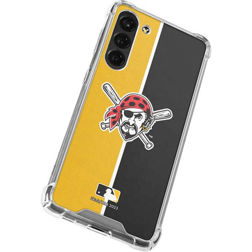 MLB Pittsburgh Pirates Split Galaxy S23 Plus Clear Case