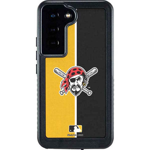 MLB Pittsburgh Pirates Split Galaxy S23 Waterproof Case