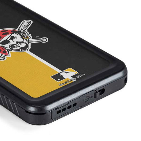 MLB Pittsburgh Pirates Split Galaxy S23 Waterproof Case