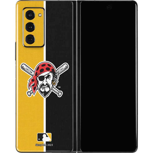 MLB Pittsburgh Pirates Split Galaxy Z Fold2 5G Skin