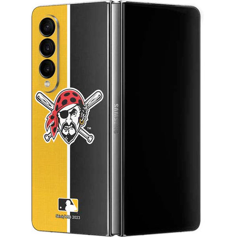 MLB Pittsburgh Pirates Split Galaxy Z Fold4 5G Skin
