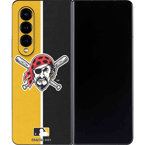 MLB Pittsburgh Pirates Split Galaxy Z Fold4 5G Skin