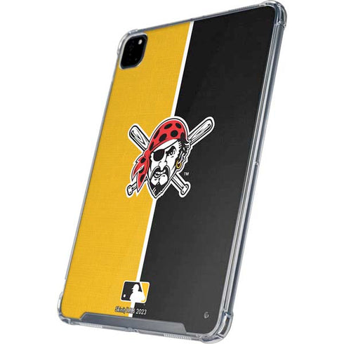 MLB Pittsburgh Pirates Split iPad Pro 12.9in (2020) Clear Case
