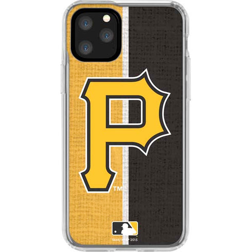 MLB Pittsburgh Pirates Split iPhone 11 Pro Clear Case