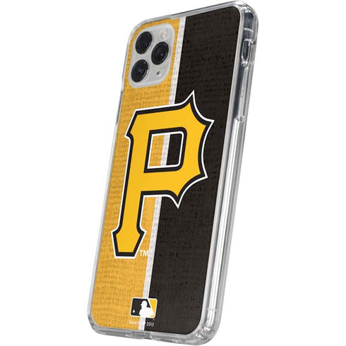 MLB Pittsburgh Pirates Split iPhone 11 Pro Clear Case