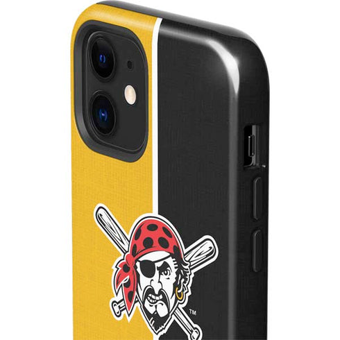 MLB Pittsburgh Pirates Split iPhone 12 Mini Impact Case