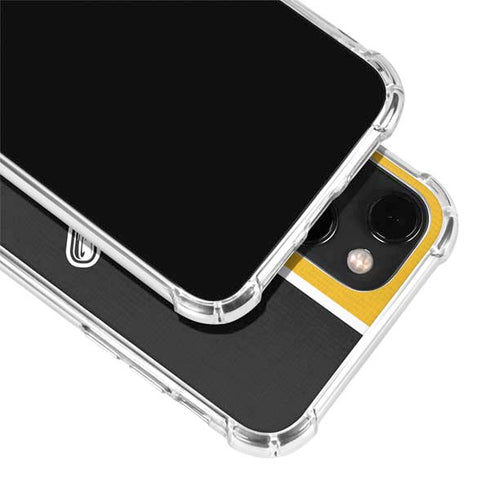MLB Pittsburgh Pirates Split iPhone 13 Mini Clear Case