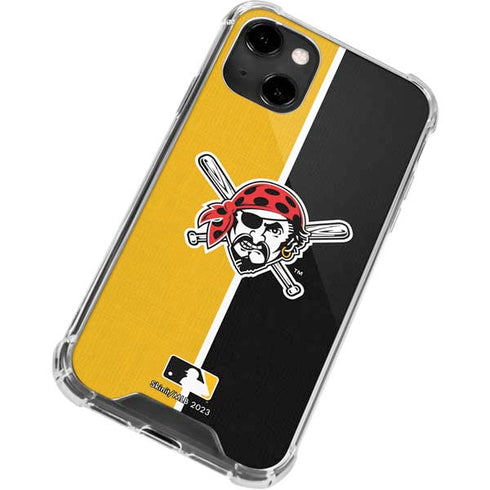 MLB Pittsburgh Pirates Split iPhone 14 Clear Case