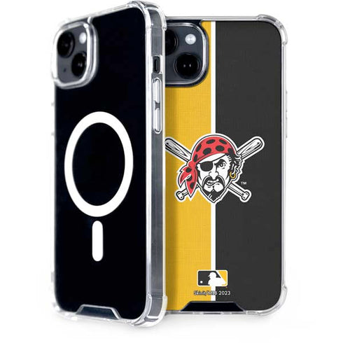 MLB Pittsburgh Pirates Split iPhone 15 MagSafe Case