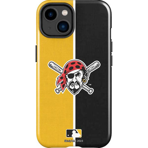 MLB Pittsburgh Pirates Split iPhone 15 Plus Impact Case
