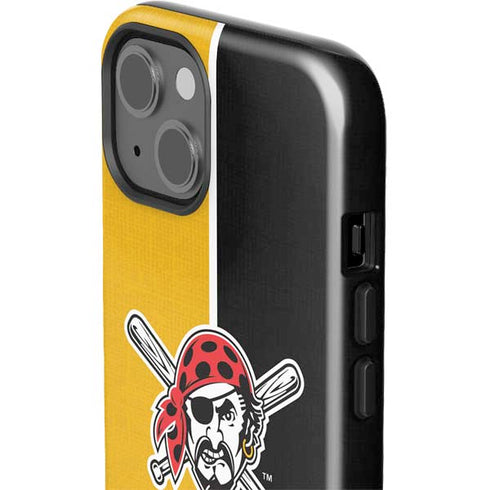 MLB Pittsburgh Pirates Split iPhone 15 Plus Impact Case