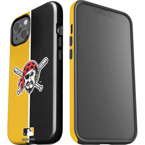 MLB Pittsburgh Pirates Split iPhone 15 Plus Impact Case