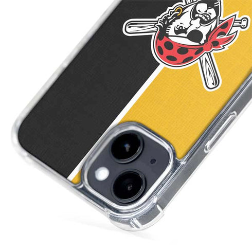 MLB Pittsburgh Pirates Split iPhone 15 Plus MagSafe Case