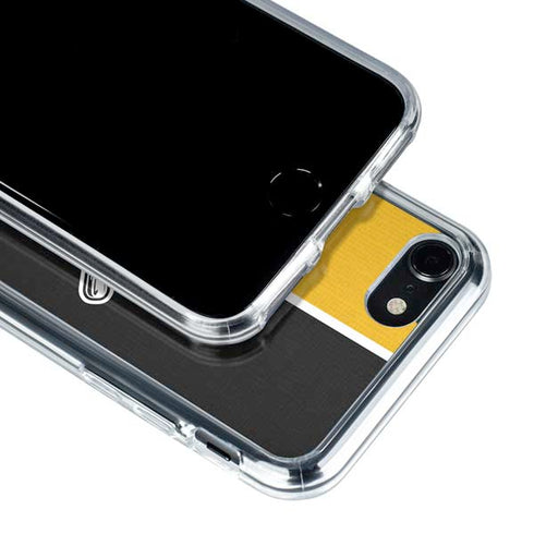 MLB Pittsburgh Pirates Split iPhone SE (2nd & 3rd Gen) Clear Case