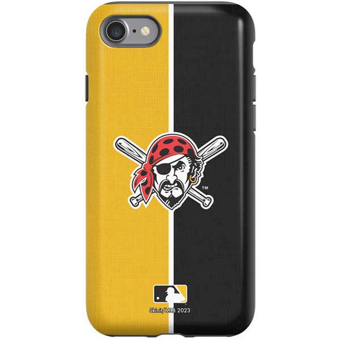 MLB Pittsburgh Pirates Split iPhone SE (2nd & 3rd Gen) Pro Case
