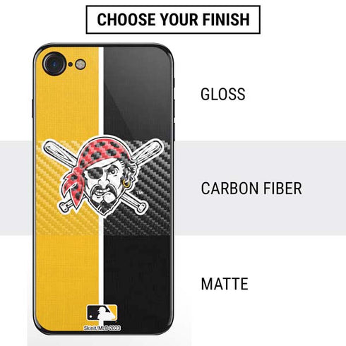 MLB Pittsburgh Pirates Split iPhone SE (2nd & 3rd Gen) Skin