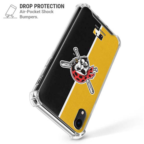 MLB Pittsburgh Pirates Split iPhone XR Clear Case