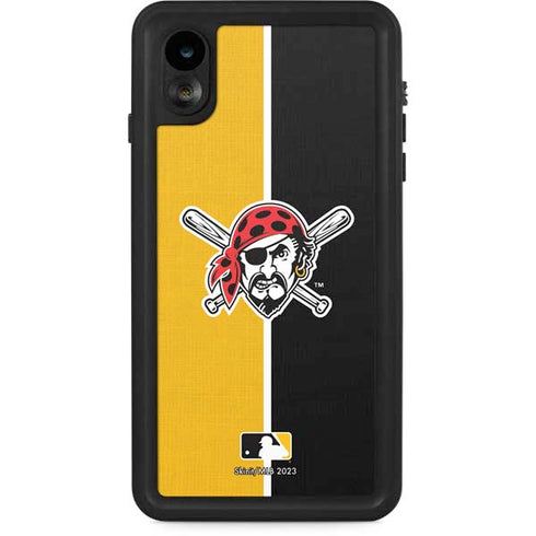 MLB Pittsburgh Pirates Split iPhone XR Waterproof Case