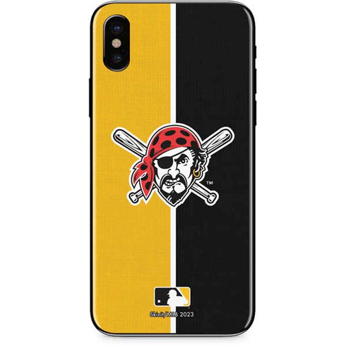MLB Pittsburgh Pirates Split iPhone XS Skin