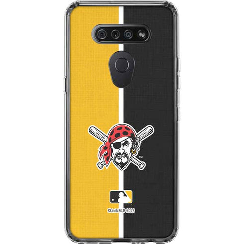 MLB Pittsburgh Pirates Split LG K51/Q51 Clear Case