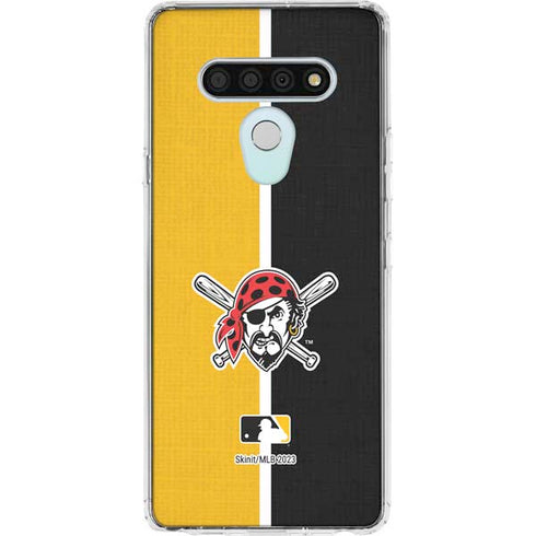 MLB Pittsburgh Pirates Split LG Stylo 6 Clear Case