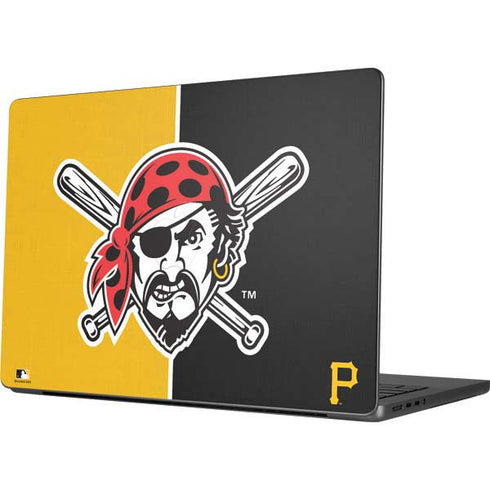 MLB Pittsburgh Pirates Split MacBook Pro 14in (2021-24) Skin