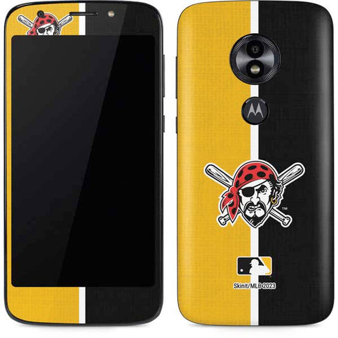MLB Pittsburgh Pirates Split Moto E5 Play Skin