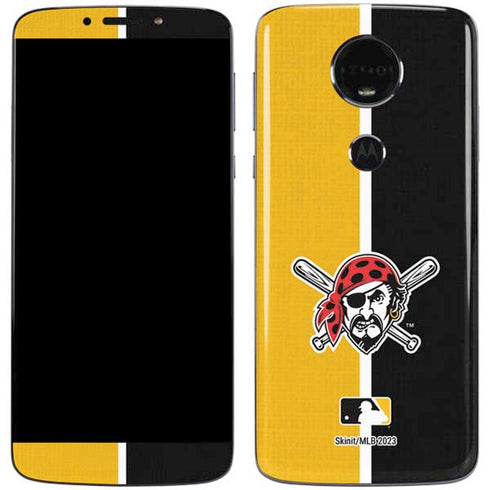 MLB Pittsburgh Pirates Split Moto E5 Plus Skin