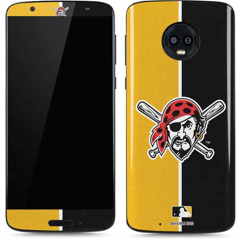 MLB Pittsburgh Pirates Split Moto G6 Skin