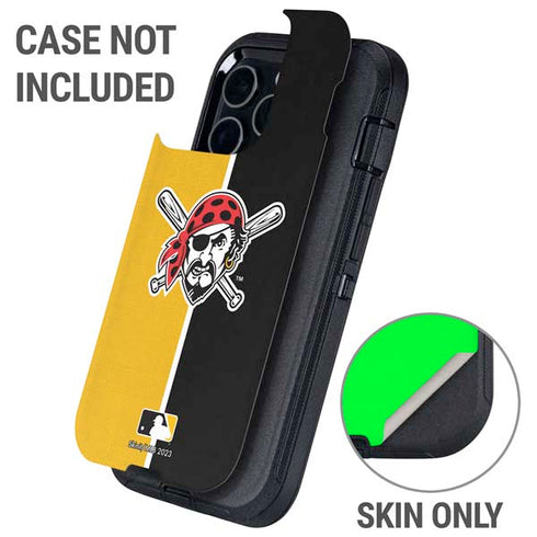 MLB Pittsburgh Pirates Split Otterbox Defender iPhone Skin