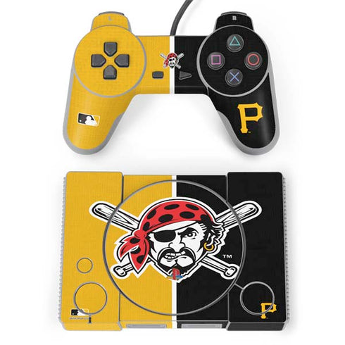 MLB Pittsburgh Pirates Split PlayStation Classic Bundle Skin
