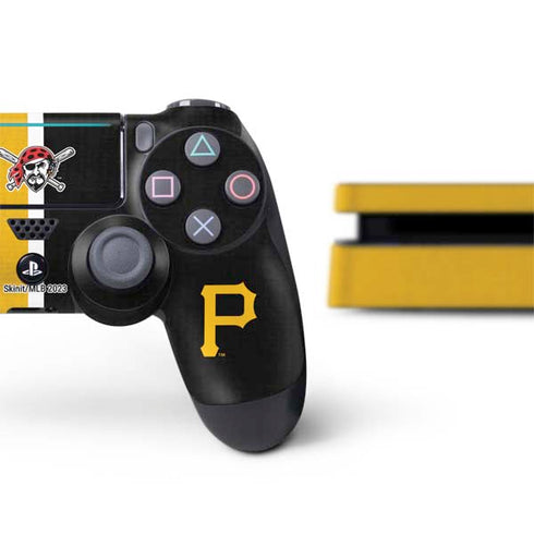 MLB Pittsburgh Pirates Split PS4 Slim Bundle Skin