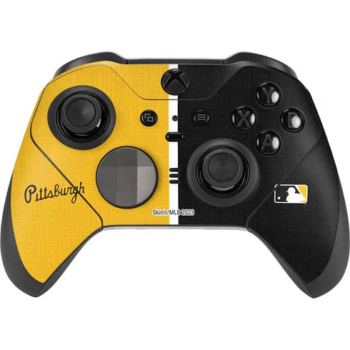 MLB Pittsburgh Pirates Split Xbox Elite Wireless Controller Series 2 Skin