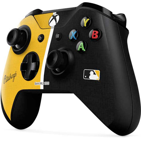 MLB Pittsburgh Pirates Split Xbox One X Controller Skin