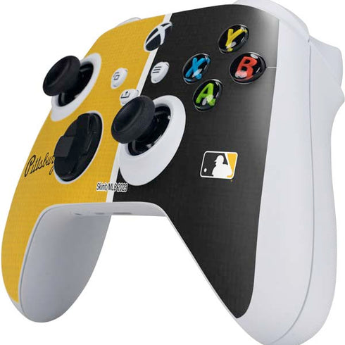 MLB Pittsburgh Pirates Split Xbox Series S Controller Skin