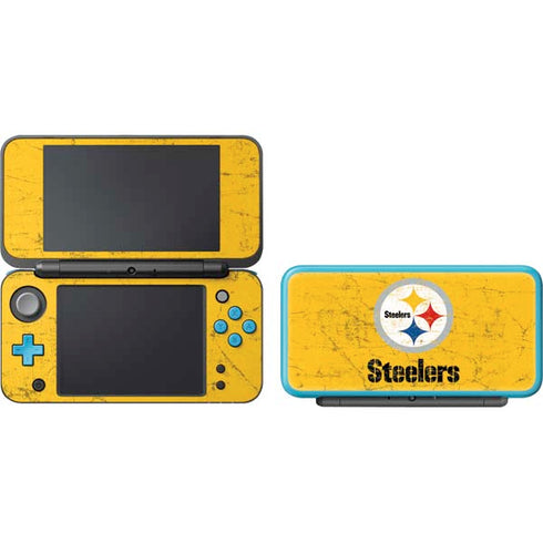 NFL Pittsburgh Steelers - Alternate Distressed Nintendo 2DS XL (2017) Skin