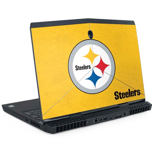 NFL Pittsburgh Steelers - Alternate Distressed Dell Alienware Skin