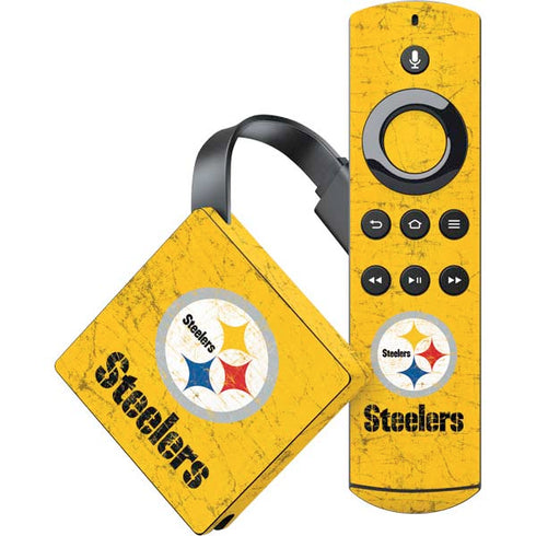 NFL Pittsburgh Steelers - Alternate Distressed Amazon Fire TV Skin