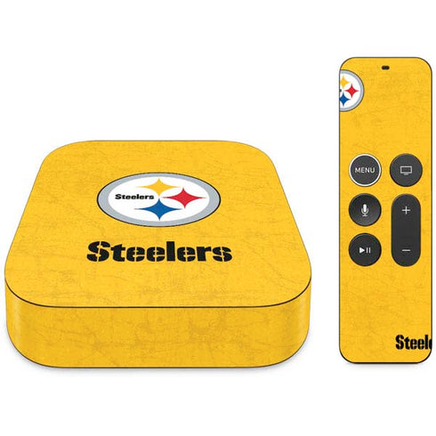 NFL Pittsburgh Steelers - Alternate Distressed Apple TV Skin