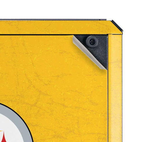 NFL Pittsburgh Steelers - Alternate Distressed Cooler Master MasterBox Q300L Mini Tower Skin