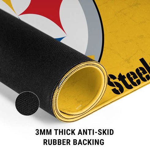 NFL Pittsburgh Steelers - Alternate Distressed Gaming Mouse Pad