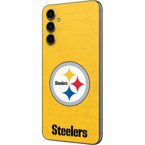 NFL Pittsburgh Steelers - Alternate Distressed Galaxy A14 5G Skin