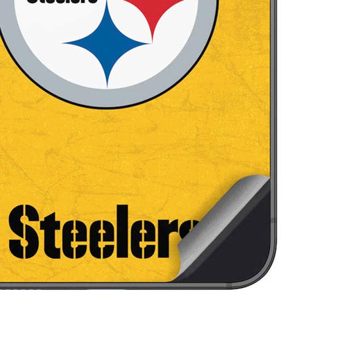 NFL Pittsburgh Steelers - Alternate Distressed Galaxy A14 5G Skin