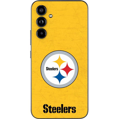 NFL Pittsburgh Steelers - Alternate Distressed Galaxy A54 5G Skin