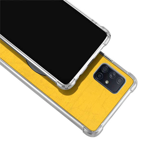 NFL Pittsburgh Steelers - Alternate Distressed Galaxy A71 5G Clear Case