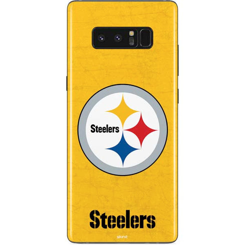 NFL Pittsburgh Steelers - Alternate Distressed Galaxy Note 8 Skin