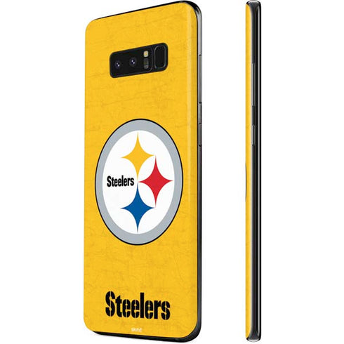 NFL Pittsburgh Steelers - Alternate Distressed Galaxy Note 8 Skin