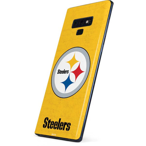 NFL Pittsburgh Steelers - Alternate Distressed Galaxy Note 9 Skin
