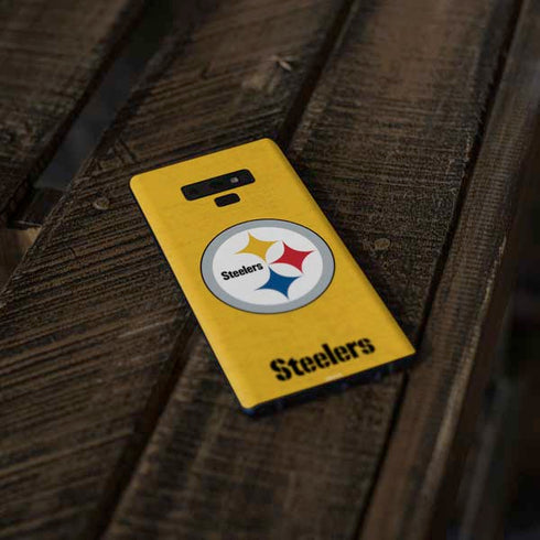 NFL Pittsburgh Steelers - Alternate Distressed Galaxy Note 9 Skin