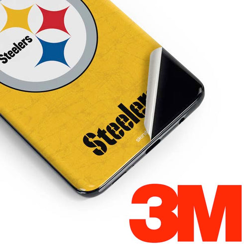 NFL Pittsburgh Steelers - Alternate Distressed Galaxy S10 Plus Skin